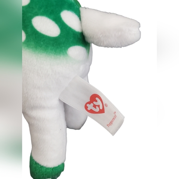 TY 6" beanie Peppermint reindeer - Picture 4 of 6
